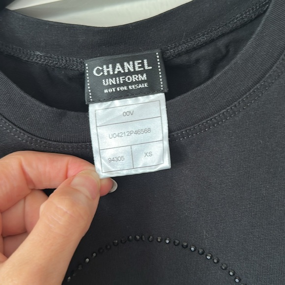Chanel Uniform Black T-shirt - Picture 3 of 4